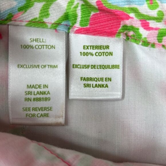 Lilly Pulitzer Flamingo Pink Southern Charm Adie Shorts Size 2 - Picture 6 of 7